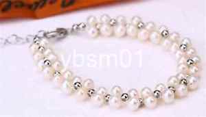 【貨物輸送無料】腕輪 付属物― パールブレスレットポンドブレスレットpearl bracelet 925 sterling silver jewelry bracelet for wedding