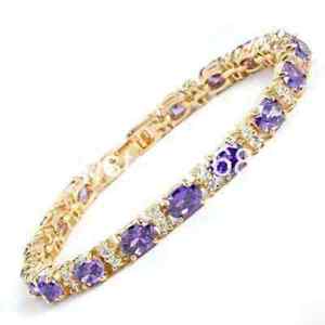 【貨物輸送無料】腕輪 付属物― バレンタインデーｋゴールドメッキジルコンブレスレットvalentines day women 18k gold plated zircon bracelet jewelry party gifts
