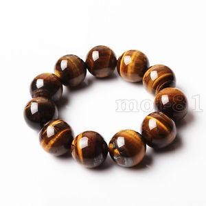 【送料無料】ブレスレット アクセサリ— イエロータイガーアイビードジュエリーブレスレットnatural 20mm yellow tiger eye stone gemstone beads men jewelry bracelet 8 aaa|hokushin