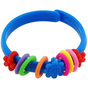 【送料無料】ブレスレット　アクセサリ―　コレクションフィオーレthe olivia collection bambini plastica blu fiore amp; anelli braccialetto