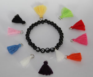 【送料無料】ブレスレット　アクセサリ―　ブレスレットビーズブレスレットリクエストパーソナライズタッセルbracelet armkette beaded bracelet with request name personalised tassel