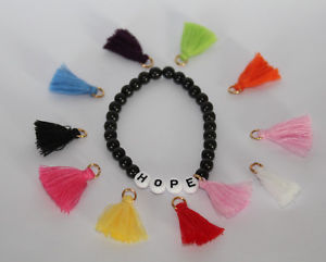 【送料無料】ブレスレット　アクセサリ―　ブレスレットビーズブレスレットリクエストパーソナライズタッセルbracelet armkette beaded bracelet with request name personalised tassel