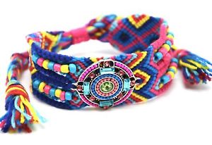 【送料無料】ブレスレット　アクセサリ―　bc3053fbrazilianカフスbc3053fbrazilian cuff bracelet braided wire with pearl stone circle