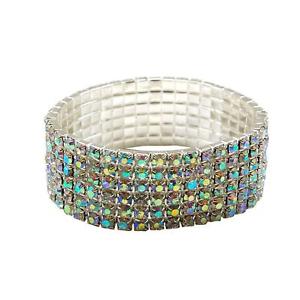 【送料無料】ブレスレット　アクセサリ―　toc iridescente extra largo elasticizzato bracciale