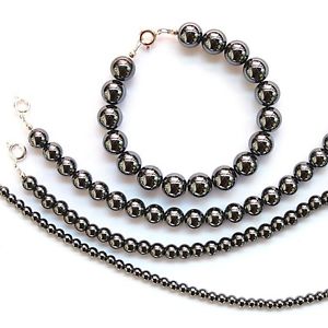 【送料無料】ブレスレット　アクセサリ―　ブレスレットビーズヘマタイトラウンドwomen bracelet fine jewelry beautiful beads hematite round 4, 6, 8, or 10 mm