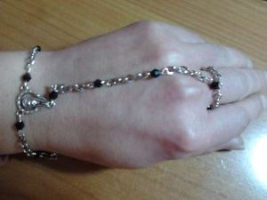 【送料無料】ブレスレット アクセサリ― ブラックキスブレスレットキス