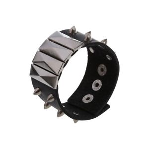 【送料無料】ブレスレット　アクセサリ―　パンクコンプントデルパラ5xbrazalete de metal del cuero de estilo punk con punto del remache para hw8g7