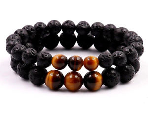 【送料無料】ブレスレット　アクセサリ―　メンパワーエネルギークリスタルブレスレットuk natural stone power bead energy crystal healing gemstone bracelet for men