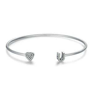 【送料無料】ブレスレット アクセサリ― シンボルスターリングシルバーブレスレットi love you symbol heart 100 925 sterling silver bracelet b01