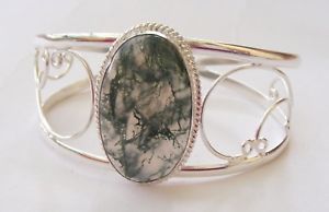 【送料無料】ブレスレット　アクセサリ―　ハンドメイドカフブレスレットhandmade 925 sterling silver gemstone cuff bracelet agate adjustable 233