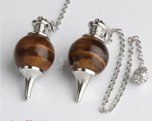 【送料無料】ブレスレット　アクセサリ―　タイガーアイブレスレットペンダントスピリチュアル6 natural tigers eye bracelet pendant pendulum spirituality meditation