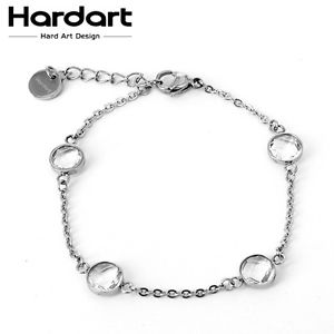 【送料無料】ブレスレット　アクセサリ―　ブランドステンレススチールドロップブレスレット brand bling womens water drop crystal stainless steel charm bracelet
