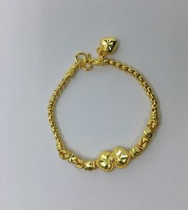 【送料無料】ブレスレット　アクセサリ―　ツインハートタイブレスレットファッションペンダントtwin heart thai gold plated bracelet jewelry women girl fashion pendant souvenir