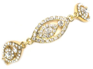 【送料無料】ブレスレット　アクセサリ―　ラインストーンclear rhinestone crystal bracelet qq