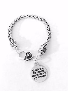 【送料無料】ブレスレット　アクセサリ―　ブレスレットcharm bracelet wedding mother of the bride thank you for raising the woman gift