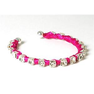 【送料無料】ブレスレット アクセサリ― オリビアコレクションフクシアfj832 d4e the olivia collection armspange mit glaskristallsteinen in fuchsia