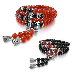 【送料無料】ブレスレット　アクセサリ―　×ブレスレット5x6mm alliage bracelet lien poignet collier tibetain bouddhiste buddha malp3b1