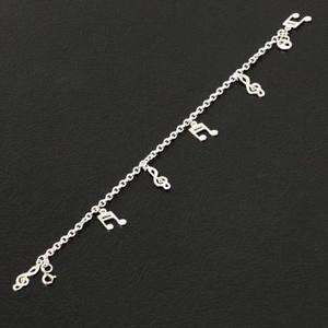 【送料無料】ブレスレット　アクセサリ―　925 スターリングジュエリー7ノート925 sterling silver jewelry bracelet, 7 music notes