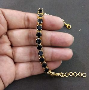 【送料無料】ブレスレット　アクセサリ―　ボリウッドwomensブラックcz adブレスレッツ211118 12,395円