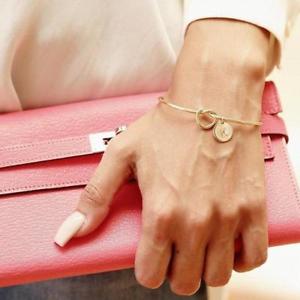 【送料無料】ブレスレット　アクセサリ―　ファッションホットローズゴールドシルバーレターブレスレットfashion hot rosegoldsilver alloy letter bracelet at