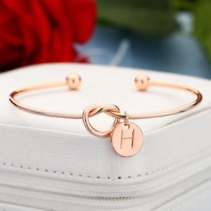 【送料無料】ブレスレット　アクセサリ―　ファッションホットローズゴールドシルバーレターブレスレットfashion hot rosegoldsilver alloy letter bracelet uz