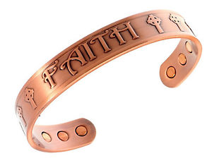 【送料無料】ブレスレット　アクセサリ―　ブレスレットmagnetic copper faith bracelet