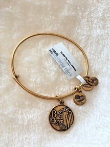 【送料無料】ブレスレット　アクセサリ―　ブレスレットnwtアレックスアニalex and ani because i love you gold bracelet nwt