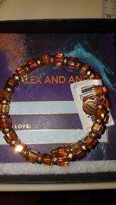 【送料無料】ブレスレット　アクセサリ―　アレックスゴールドピンクビーズラップブレスレットローズ alex and ani rose gold pink beaded wrap bracelet