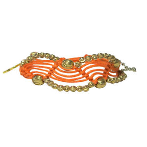【貨物輸送無料】腕輪 付属物― オレンジソルベコレクションブレスレットrose gonzales gabriella sorbet collection woven bracelet インチ bright orange