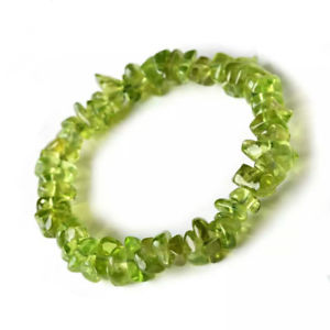 【送料無料】ブレスレット　アクセサリ―　ペリドットクリアビーズヒーリングブレスレットgenuine natural green peridot gemstone clear beads healing bracelet 6mm aaa