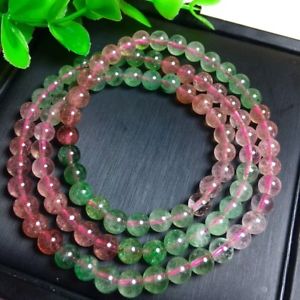 【送料無料】ブレスレット　アクセサリ―　ストロベリーグリーンレッドブレスレットnatural ice red strawberry quartz crystal green red bracelet 5661mm aaa