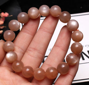 【送料無料】ブレスレット　アクセサリ―　105mmブレスレットaaa105mm natural moonstone sunstone strong light crystal beads bracelet aaa