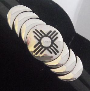 【送料無料】ブレスレット　アクセサリ―　ブレスレットウィーラージアサンピュータークラスプepic spirit bracelets wheeler zia sun blk leather pewter clasp magnetic wcb 708
