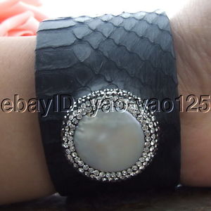 【送料無料】ブレスレット　アクセサリ―　ホワイトパールブレスレットh030714 8white keshi pearl leather bracelet 13,855円
