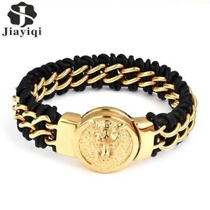 【送料無料】ブレスレット　アクセサリ―　チタンブレスレットjyq luxury fine magnetic for men personality titanium steel bracelet birthday
