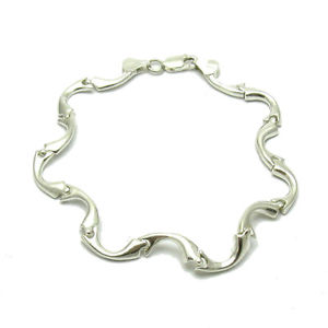 【超お買い得！】ブレスレット　アクセサリ―　スタイリッシュスターリングシルバーブレスレットソリッドstylish sterling silver bracelet solid 925 b000179 empress