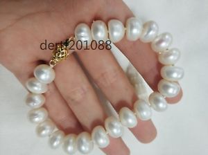【送料無料】ブレスレット アクセサリ― サウスシーホワイトパールブレスレットkゴールドaaa 11 mm natural south sea genuine white pearl bracelet 14k gold