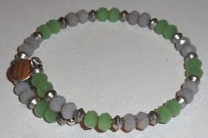 【送料無料】ブレスレット　アクセサリ―　アレックスブレスレットビンテージエネルギービードラップブレスレットalex and ani bracelet vintage 66 energy green crystal bead wrap bracelet