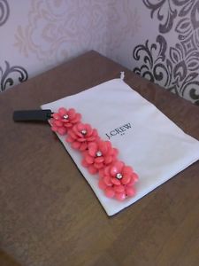 【送料無料】ブレスレット　アクセサリ―　フラワーブレスレットオレンジjcrew flower bracelet orange