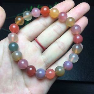 【送料無料】ブレスレット　アクセサリ―　ブレスレットaaa96mmnatural colorful salt source agate crystal beads bracelet aaa 96mm 13,855円