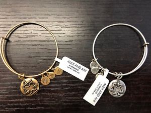 【送料無料】ブレスレット　アクセサリ―　アレックスゴールドシルバールピーbnwt authentic alex and ani libra iii a16eb55rg gold or silver a16eb55rs 13,286円