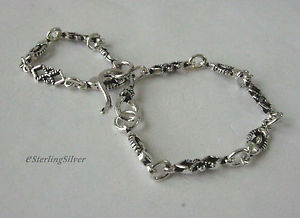 【貨物輸送無料】腕輪 付属物― スターリングシルバーデザイナーブレスレットインチグラム925 sterling silver designer bracelet  8 inches, 51粍 width, 77 grams
