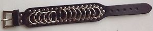 【送料無料】ブレスレット　アクセサリ―　レトロカフブレスレットワイドシルバーリングretro cuff bracelet maintains force wrist leather wide silver rings a0