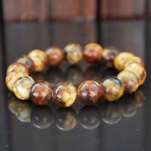 【貨物輸送無料】腕輪 添え物― バルトビーズブレスレットグラムbaltic amber beads bracelet yellow 20 gr