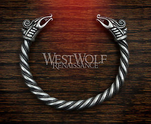 【送料無料】ブレスレット アクセサリ― シルバーヴァイキングドラゴンブレスレットトルクジュエリーsilver viking dragon bracelettorctorque norsemedievaljewelryskyrim