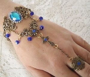 【送料無料】ブレスレット アクセサリ― スレーブブレスレットゴシックルネッサンスビクトリアアールヌーボーslave bracelet, gothic medieval renaissance victorian art nouveau hand chain