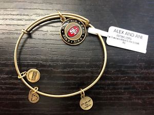 【送料無料】ブレスレット　アクセサリ―　ブランドタグアレックスサンフランシスコbrand wtags authentic alex and ani nfl san francisco on the 50 as15nfl05rg