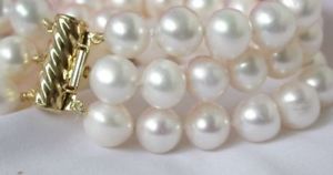 【送料無料】ブレスレット　アクセサリ―　オーストラリアサウスシーホワイトパールブレスレットインチ3 row natural 910mm australian south sea white pearl bracelet 14k 758inch