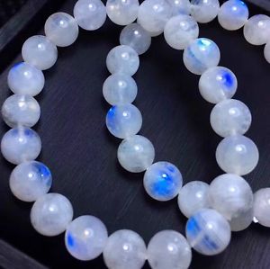【送料無料】ブレスレット　アクセサリ―　ムーンストーンボールブレスレットnatural moonstone ball bracelet crystal jewelry2095