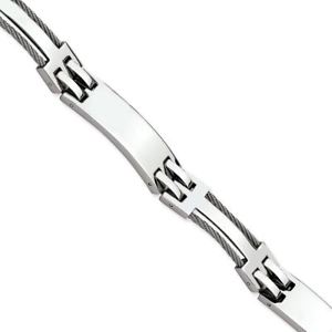 【送料無料】ブレスレット アクセサリ― チゼルステンレスブレスレットドルchisel stainless steel wire polished bracelet msrp 102